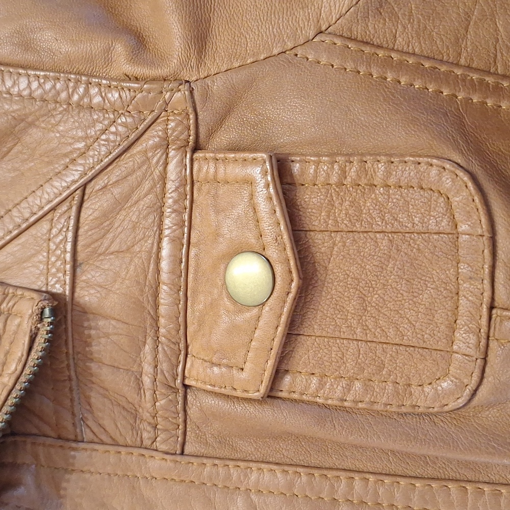 Black Rivet Leather Jacket - Picture 14 of 14